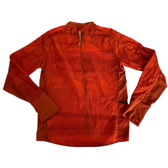 REI On the Trail Run Jacket Men S Orange Lightweight Packable Hiking Outdoor - Picture 2 of 10